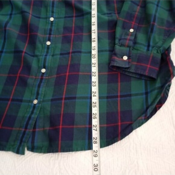 Lauren Ralph Lauren Shirt Crest Button-Up Size 2X TTG Womens Plaid Cotton - Picture 7 of 11